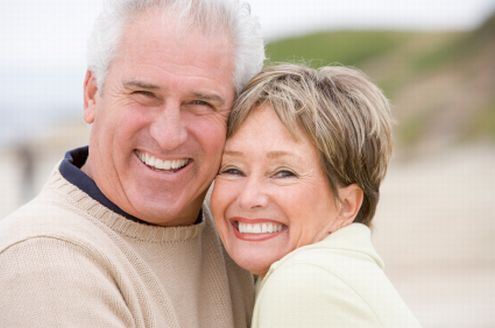 smiling couple